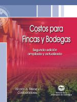 Costos  para fincas y bodegas - 2ª edición -